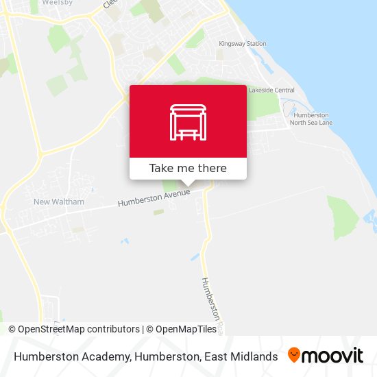 Humberston Academy, Humberston map