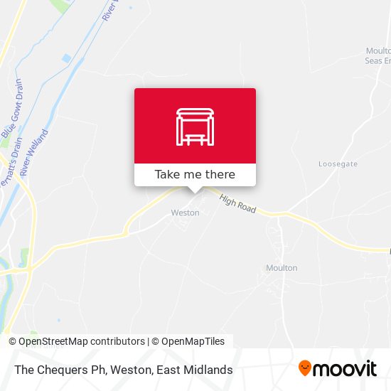 The Chequers Ph, Weston map