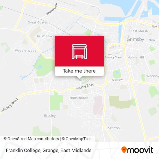 Franklin College, Grange map