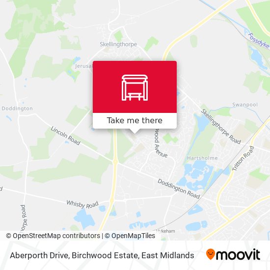 Aberporth Drive, Birchwood Estate map