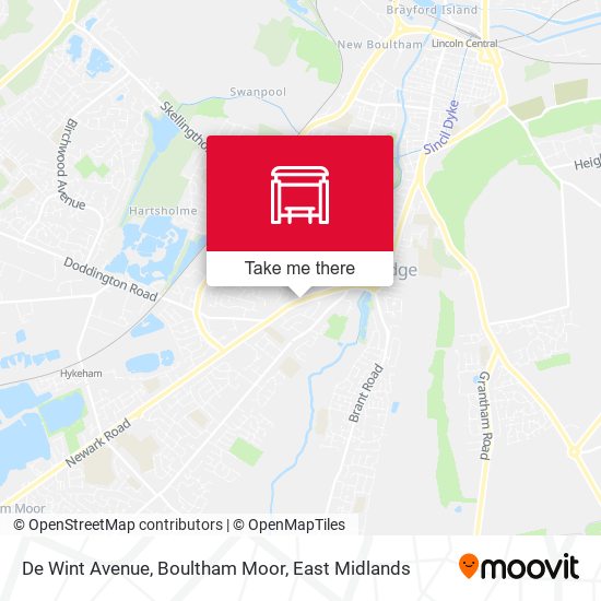De Wint Avenue, Boultham Moor map