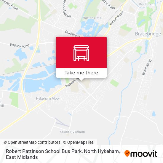 Robert Pattinson School Bus Park, North Hykeham map