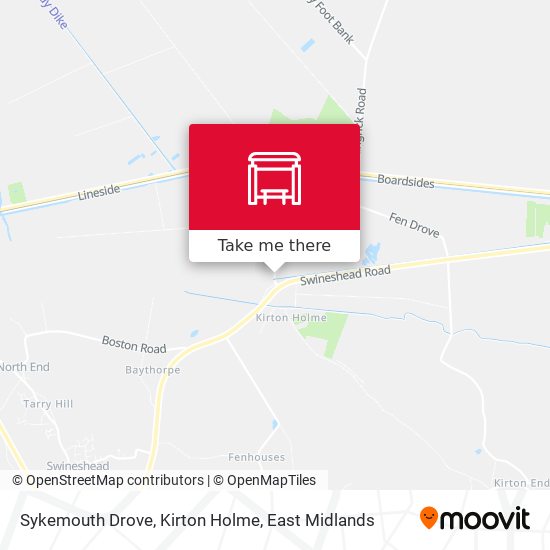 Sykemouth Drove, Kirton Holme map