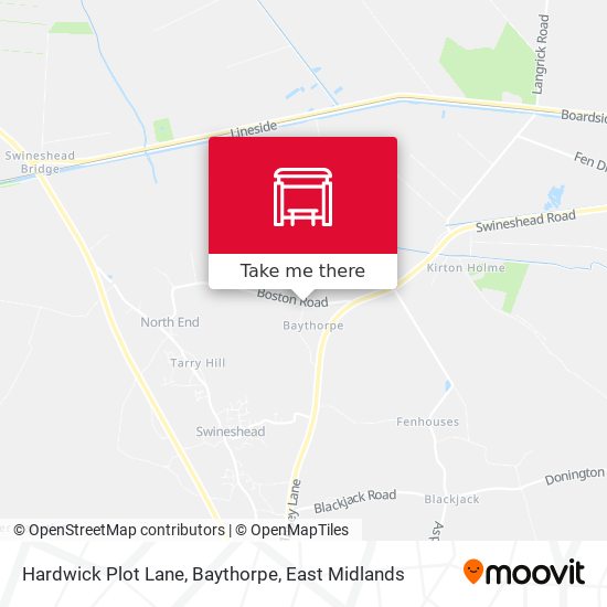 Hardwick Plot Lane, Baythorpe map