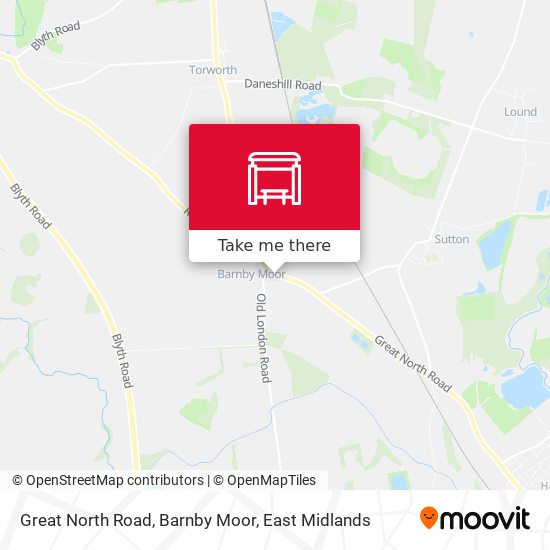 Great North Road, Barnby Moor map