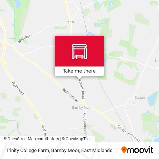 Trinity College Farm, Barnby Moor map