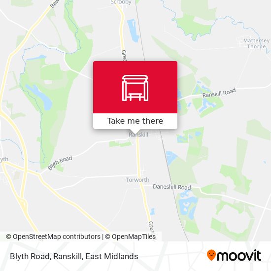 Blyth Road, Ranskill map