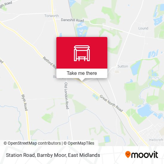 Station Road, Barnby Moor map