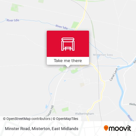 Minster Road, Misterton map