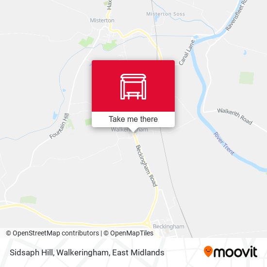 Sidsaph Hill, Walkeringham map