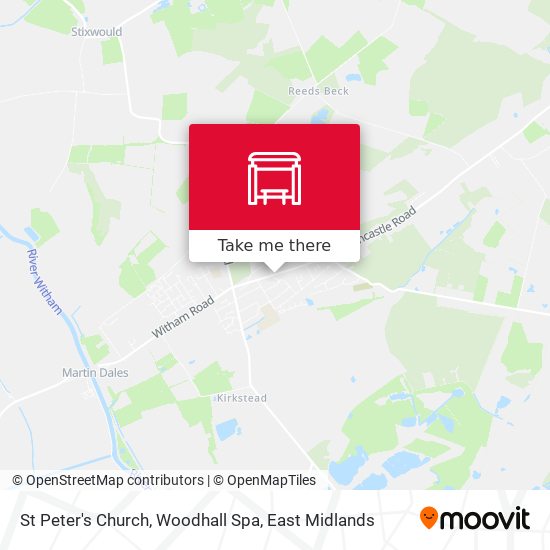 St Peter's Church, Woodhall Spa map