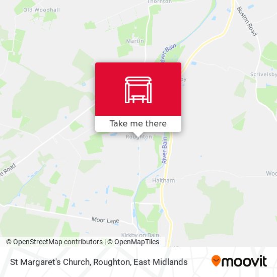 St Margaret's Church, Roughton map