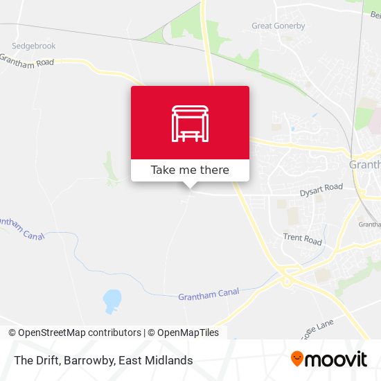 The Drift, Barrowby map