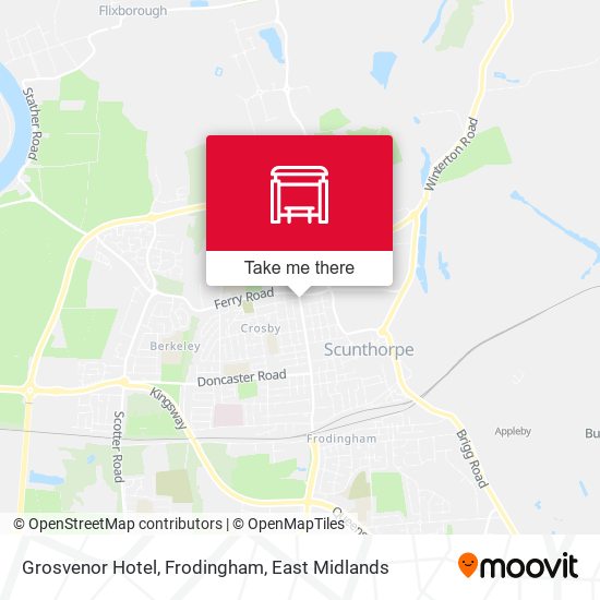 Grosvenor Hotel, Frodingham map