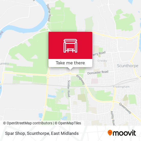 Spar Shop, Scunthorpe map