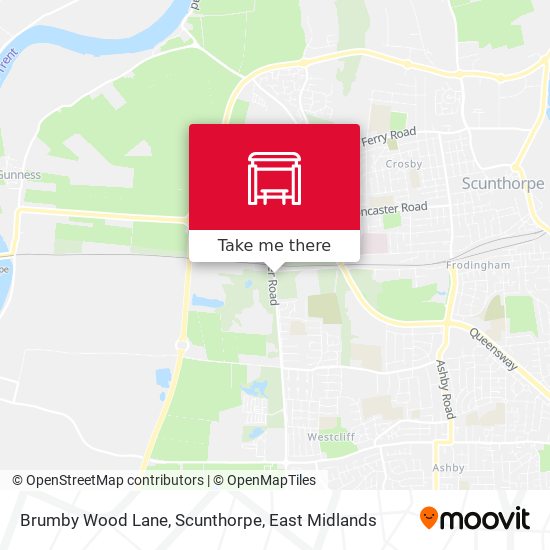 Brumby Wood Lane, Scunthorpe map