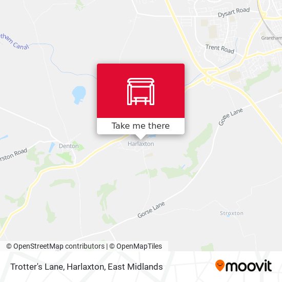 Trotter's Lane, Harlaxton map