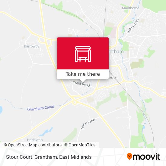 Stour Court, Grantham map