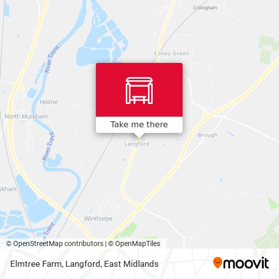 Elmtree Farm, Langford map