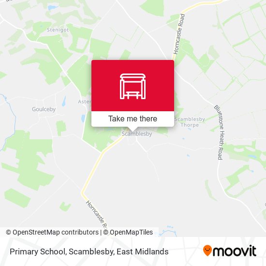 Primary School, Scamblesby map
