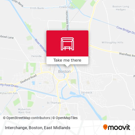 Interchange, Boston map