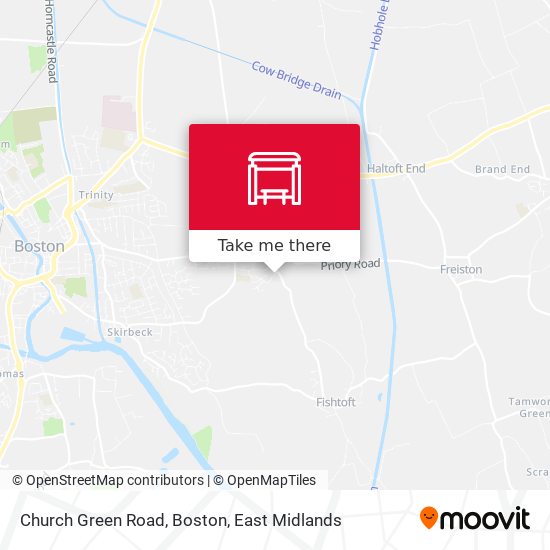 Church Green Road, Boston map