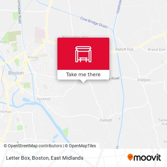 Letter Box, Boston map
