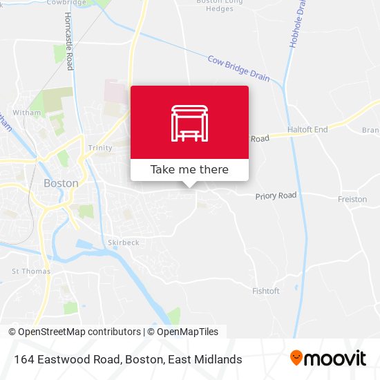 164 Eastwood Road, Boston map