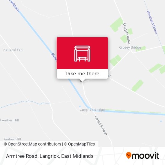 Armtree Road, Langrick map
