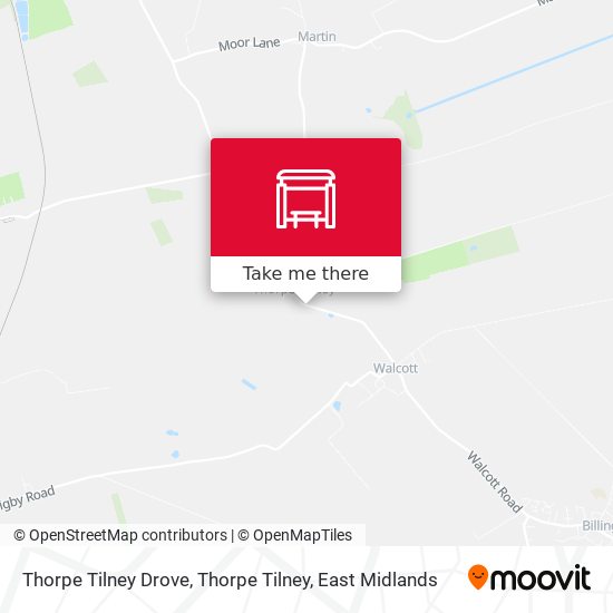 Thorpe Tilney Drove, Thorpe Tilney map