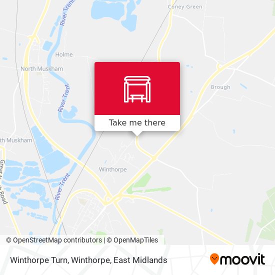 Winthorpe Turn, Winthorpe map