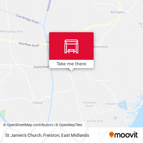 St James's Church, Freiston map