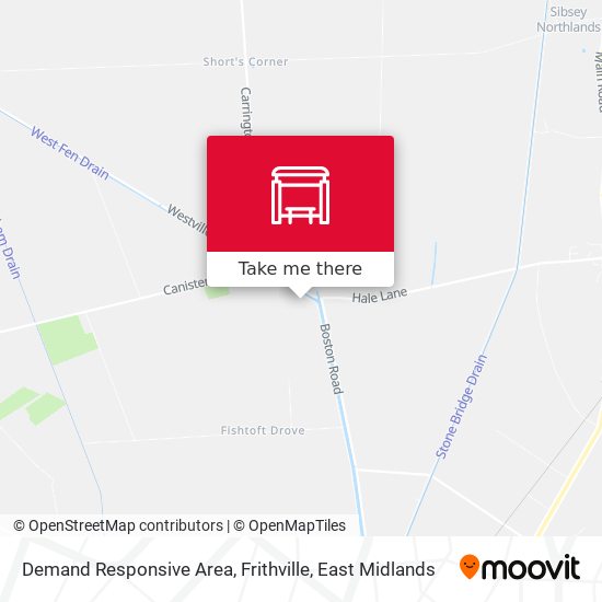 Demand Responsive Area, Frithville map