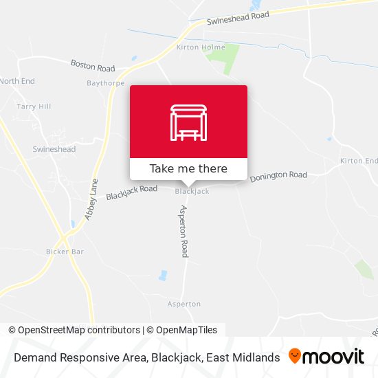 Demand Responsive Area, Blackjack map