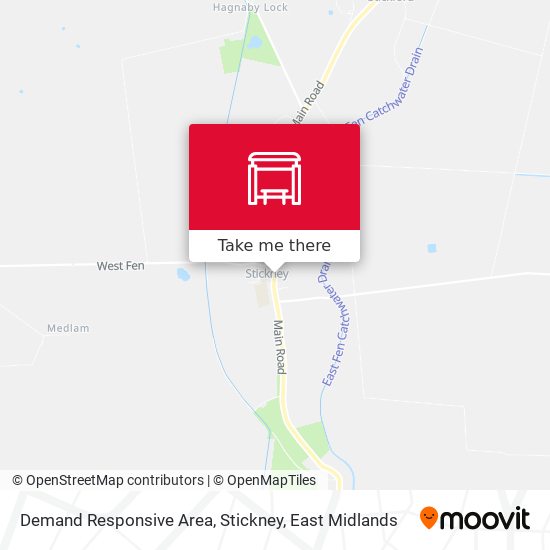 Demand Responsive Area, Stickney map