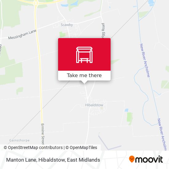 Manton Lane, Hibaldstow map