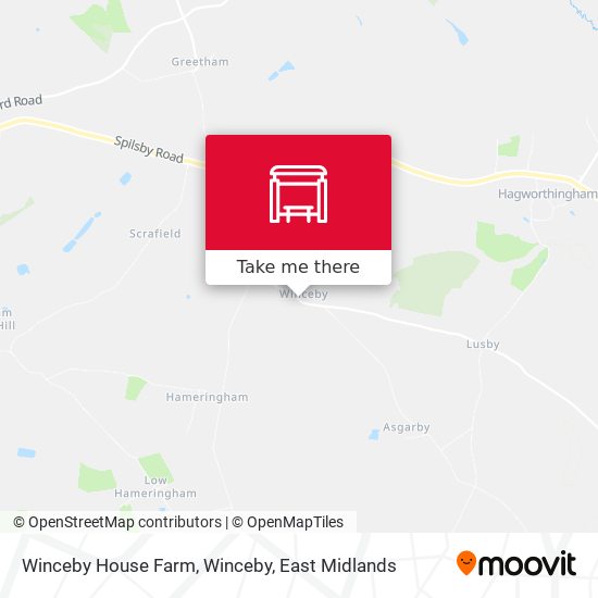 Winceby House Farm, Winceby map
