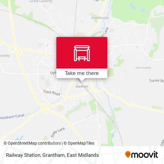 Railway Station, Grantham map