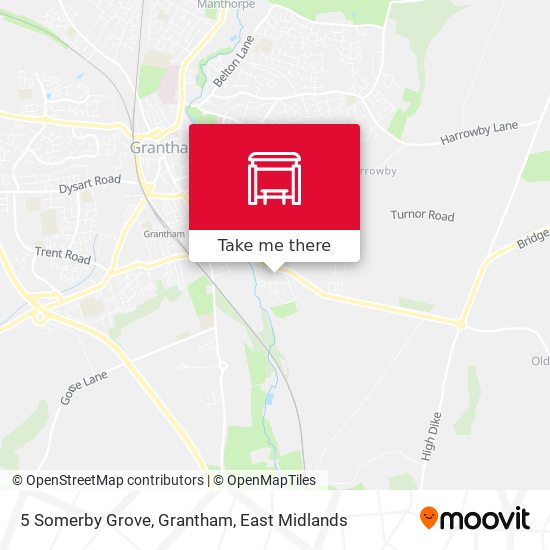 5 Somerby Grove, Grantham map
