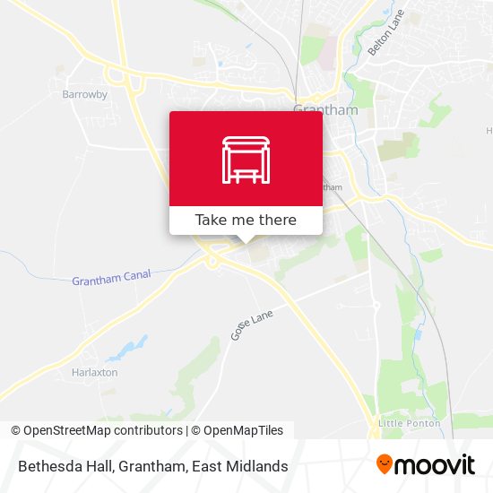 Bethesda Hall, Grantham map