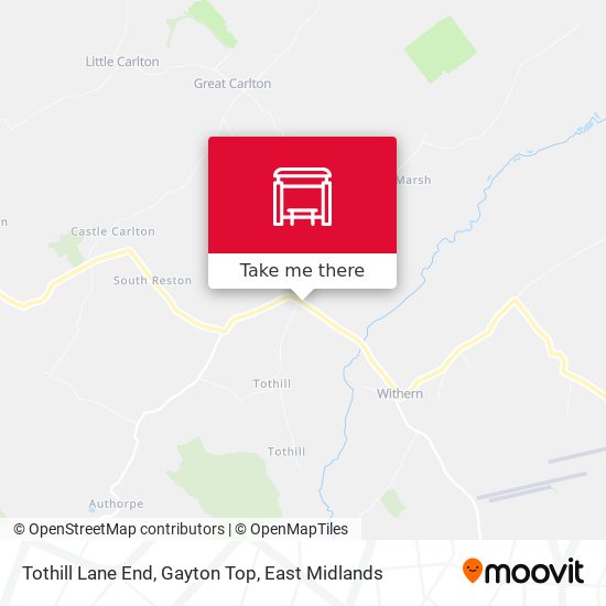Tothill Lane End, Gayton Top map