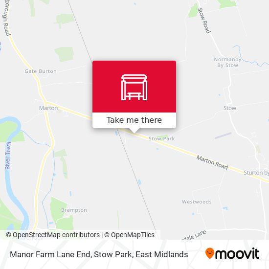 Manor Farm Lane End, Stow Park map