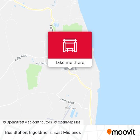 Bus Station, Ingoldmells map