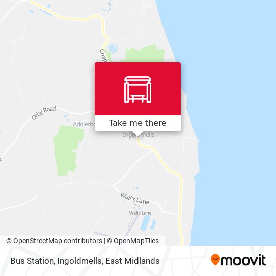 Bus Station, Ingoldmells map