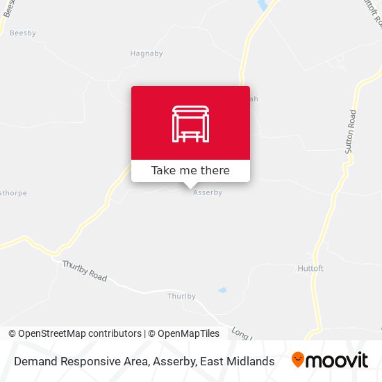 Demand Responsive Area, Asserby map