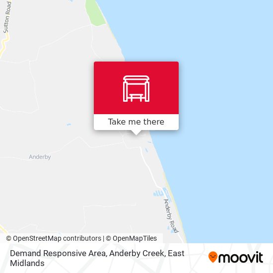 Demand Responsive Area, Anderby Creek map