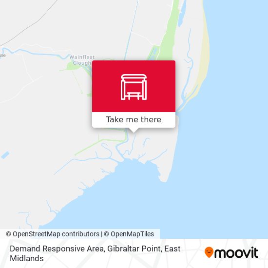 Demand Responsive Area, Gibraltar Point map