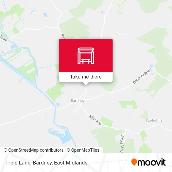Field Lane, Bardney map