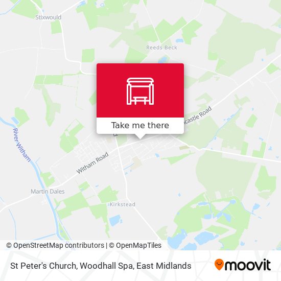 St Peter's Church, Woodhall Spa map