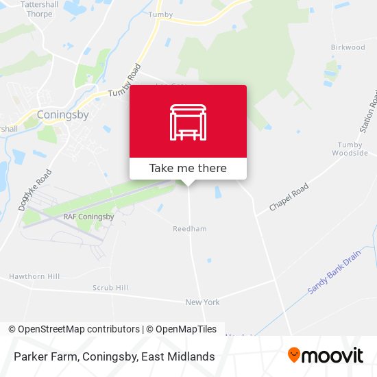 Parker Farm, Coningsby map